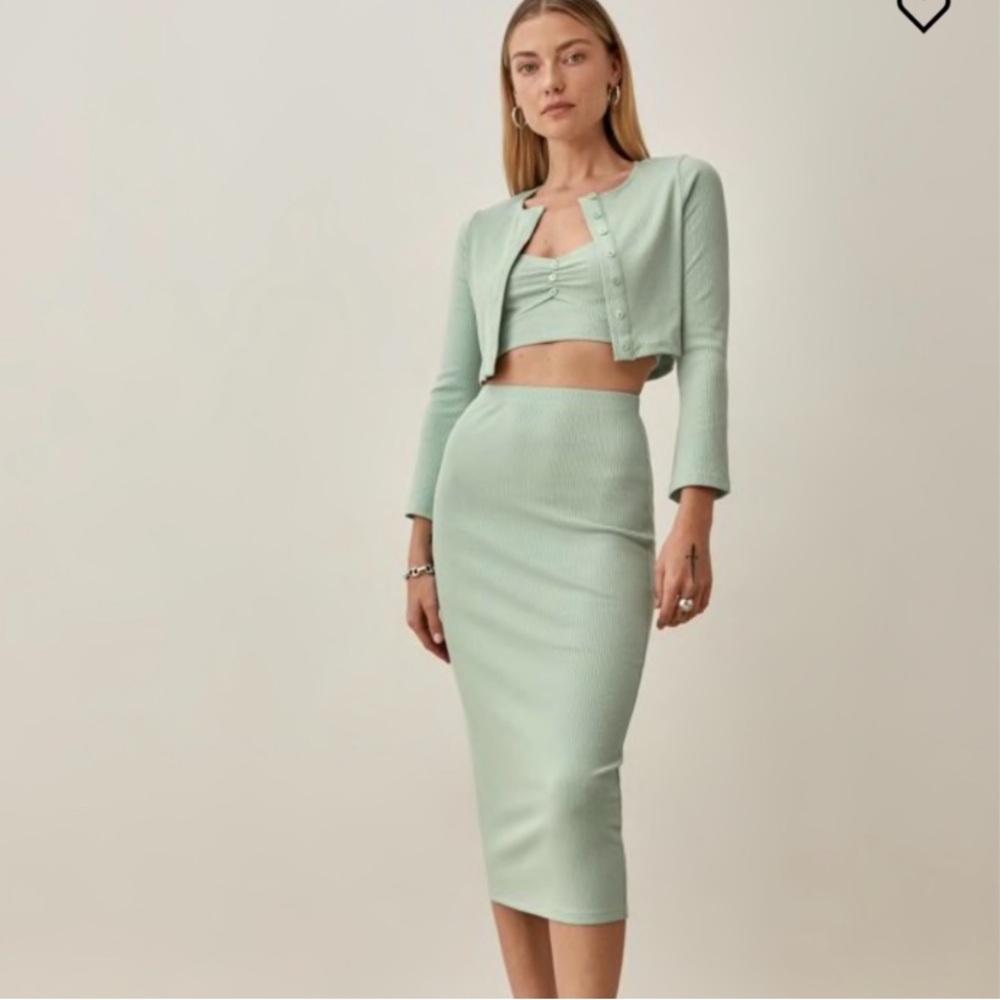 Reformation Niko Knit Skirt